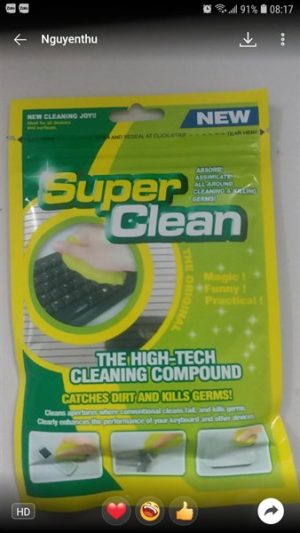 Gel làm sạch Super Clean 80g/túi