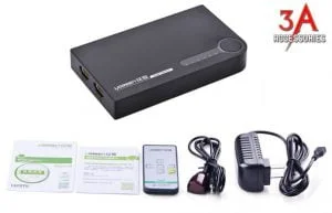 Bộ gộp tín hiệu HDMI 5 vào 1 ra chính hãng Ugreen 40205 cao cấp