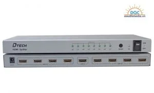 Bộ chia HDMI 1 ra 8 DTECH DT-7148