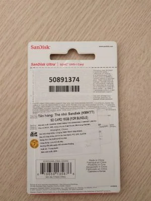 Thẻ nhớ SD 16GB Sandisk Ultra SDHC UHS-I-Class 10 48MB/s 320X 4 78f5def853df4b2fae2a7fc1d15a92c8