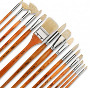 Bút sơn Dài 28cmx2cm (bút vẽ 12)