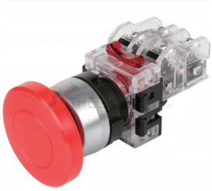 Nút nhấn Cikachi phi 22, 1NO-1NC dạng nấm