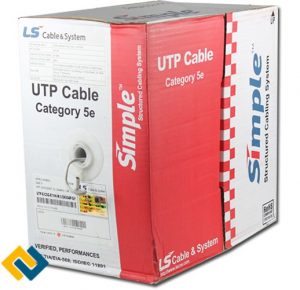 Dây mạng LS CAT5E màu trắng