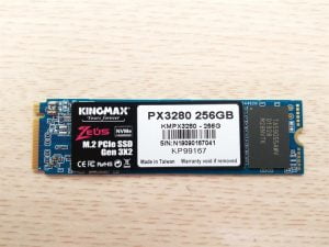 Ổ cứng thể rắn SSD Kingmax Zeus M.2 2280 256GB PX3280-256G - PCIe NVMe 3.0 x2, Read/Write 1700/850MBps