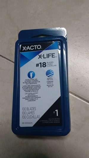 Lưỡi dao X-ACTOR X-LIFE #18 ( 1 hộp =100c) (Cái) 5 89653e2a0c4549db9084d71358aa9007