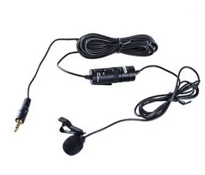 Micro gài áo cho máy quay, điện thoại Boya BY-M1