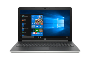 Laptop HP 15-da1024TU 5NK33PA ,Intel Core i5-8265U (1.60 Ghz up to 3.90 Ghz, 6MB), Ram 4GB DDR4, HDD 1 TB, DVDRW, 15.6 Inch HD, Intel UHD Graphics , 802.11b/g/n (1x1) Wi-Fi + BT, Free Dos, Sliver