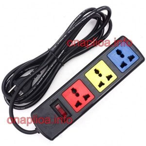 Ổ cắm Lioa 3 lỗ - 2 chân - dài 5m
