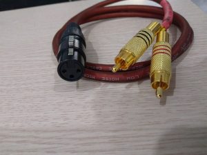 Dây kết nối một đầu Jack Canon và một đầu ra 2 jack Hoa sen dài 1m 3 973c93eb53324bd6915e9003908dfa64