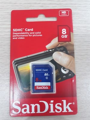 Thẻ nhớ SD 8GB Sandisk - Class 4