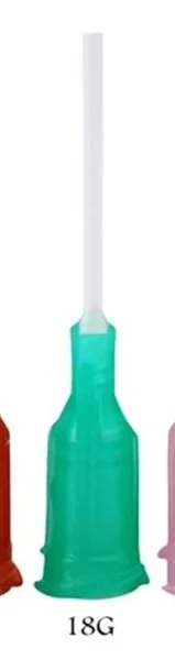 Kim nhựa mũi nhựa 18G, chiều dài mũi kim 1/2 inch