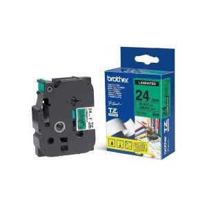 Nhãn in Brother TZE 751 chữ đen nền xanh Green, 24mmx8m 6 9f45aa248ee9473daaee4805b7102873