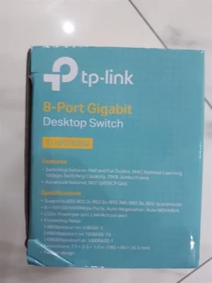 Switch Tplink TL-SG1008D - 8 port Gigabit 8 9f90fc1ec664405dabaabe5cf4debae9