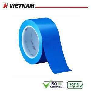 Băng dính dán nền màu xanh da trời 50 mm dài 33m