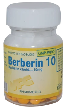 Thuốc Berberin 10mg (100 viên/hộp)