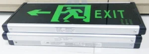 Bộ đèn exit dùng điện