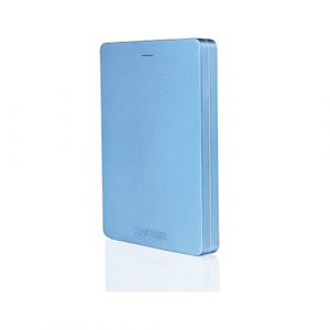 Ổ cứng gắn ngoài Toshiba 1TB Canvio Alumy - USB 3.0, mầu xanh