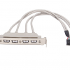 Dây cáp USB 2.0 9 Pin 2 Port to 4 Port USB 3 ab0f35b0b2784977a96edae6ae359d27