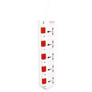 Ổ cắm 5 lỗ 3 chấu dây 5m Điện Quang ĐQ ESK 5W.SM750SL