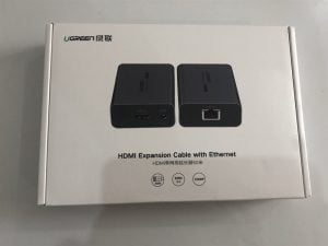 Thiết bị kéo dài HDMI 50m qua cáp Lan Cat5/6 chính hãng Ugreen 50739
