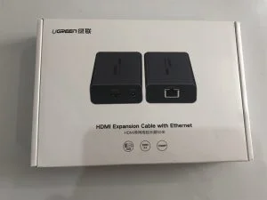 Thiết bị kéo dài HDMI 50m qua cáp Lan Cat5/6 chính hãng Ugreen 50739