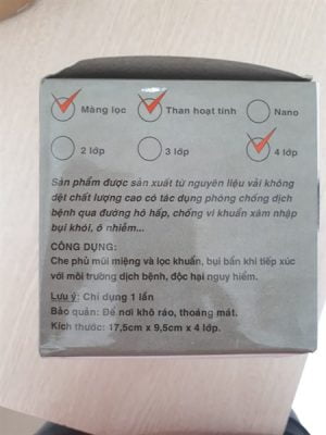 Khẩu Trang hoạt tính 4 lớp 50 cái / hộp 4 b64187bfb84a4c0d8379ee99cddcc419
