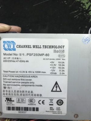 Nguồn camera CWT 250W (dùng cho đầu ghi HIK)