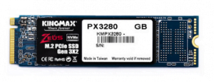 Ổ cứng thể rắn SSD Kingmax Zeus M.2 2280 512GB PX3280-512G - PCIe NVMe 3.0 x2, Read/Write 1750/950MBps
