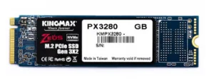 Ổ cứng thể rắn SSD Kingmax Zeus M.2 2280 512GB PX3280-512G - PCIe NVMe 3.0 x2, Read/Write 1750/950MBps