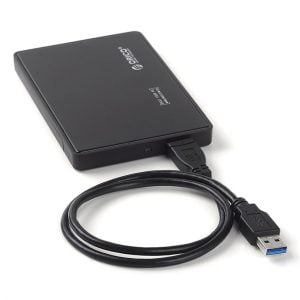 Hộp đựng ổ cứng Orico 2588US3-BK 2.5” SSD/HDD Sata 3, USB 3.0, 5Gbps.