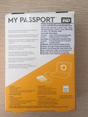 Ổ cứng găn ngoài WD 2TB My Passport - 2.5'' 5 bc1adca0fd744a86969ecedc8dbcedcf