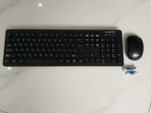 Bộ bàn phím chuột không dây Newmen K121, màu đen