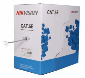 Dây mạng Hikvision Cat5E DS-1LN5E-E/E UTP,100% đồng,0.45mm,305m/Cuộn