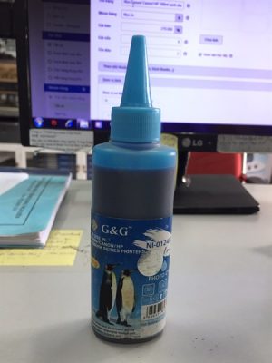 Mực Epson/ Canon/ HP 100ml xanh nhạt