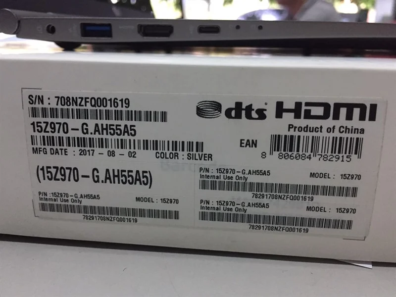 Laptop LG Gram 15Z970-G.AH55A5 I5 7200U/8GB/512GB SSD/15.6FHD/Win10 Xám 2 c0fa94ae29f947adaa523815f4711d4a