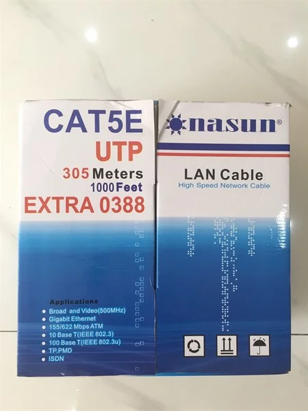 Dây mạng Nasun Cat 5E EXTRA 0388 1 c598471711e141b492956b3b8539f523