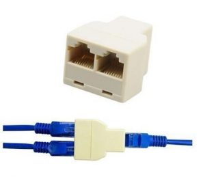 Đầu nối mạng 2 cổng 1 ra 2