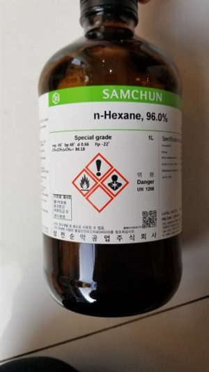 Hóa chất Samchun Hàn Quốc n-Hexane 95.0%, chai 1 lít