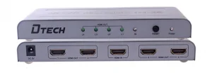 Bộ Chia HDMI 1 ra 4 Dtech hỗ trợ 4Kx2K
