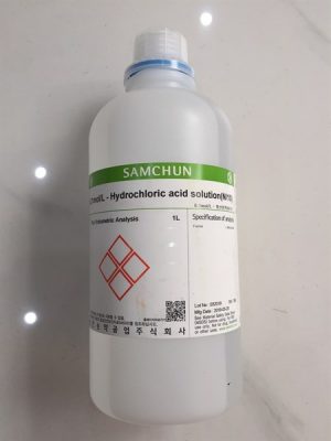 Hóa chất SamChun 0.1mol/L-Hydrochloric acid (N/10) H0416 (chai 1 lít)