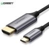 Cáp USB Type-C to HDMI hỗ trợ 4K dài 1.5m Ugreen 50570 3 d52d31e1d6794a8dafadba0c25f68ecc