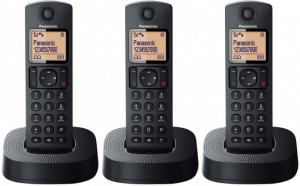 Điện Thoại KX-TGC313XB Black ( 1 mẹ - 2 tay + 3 Option )