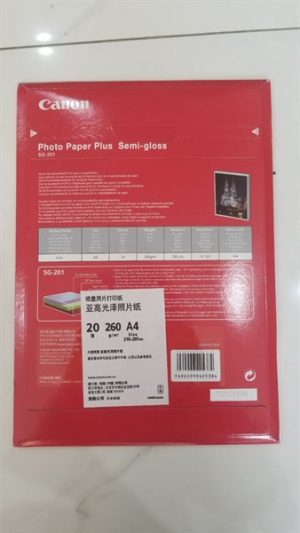 Giấy in ảnh Canon SG 201 A4 4 e00af02f8dee45cfa3e7336ab70cd310