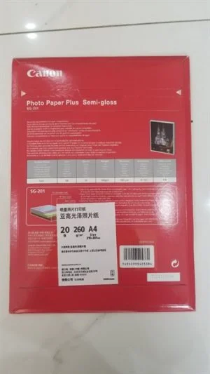 Giấy in ảnh Canon SG 201 A4 4 e00af02f8dee45cfa3e7336ab70cd310