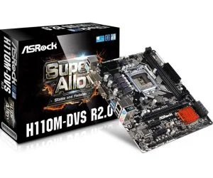 Main Asrock H110M-HDV R3.0 (SK 1151, 2*DDR4) -HDMI, DVI, VGA