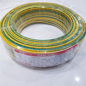 Dây điện lõi đơn mềm Cadisun 1x 6mm2 tiếp địa