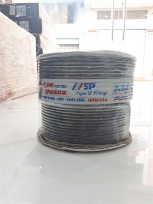 Dây điện thoại 4 lõi sino , 200m/cuộn 5 ee240b2d2dde4df3ad0c019dde233a43