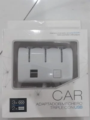 Bộ chia sạc ô tô 1 ra 3