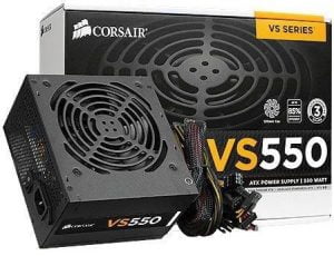 Nguồn máy tính CORSAIR VS550 - 550W - 80 Plus