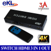 Bộ gộp cổng HDMI 3 vào 1 ra chính hãng EKL 6 f5989fb682cd466cb4fc51b101ec832d